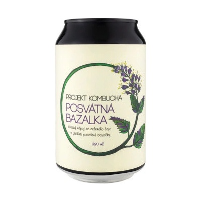 Projekt Kombucha Tulsi bazalka posvátná 330 ml