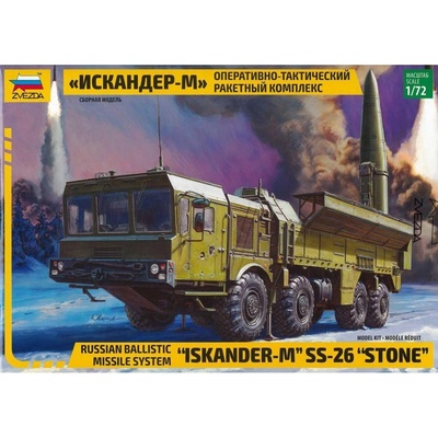 Zvezda slepovací model Iskander M SS 26 Stone1:72