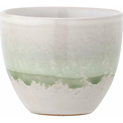 Bloomingville Svetlozelená šálka z kameniny Paula 195 ml
