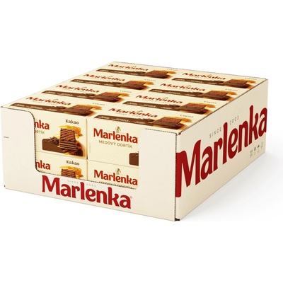Marlenka Medový dortík s kakaem 16 x 100 g