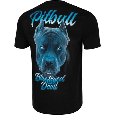 PitBull West Coast pánské triko Blue Eyed Devil 23 černé