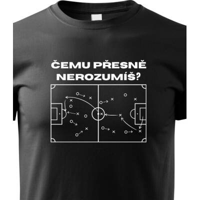 Dětské tričko Čemu přesně nerozumíš? Černá cm/12 roků Canvas Dětské tričko Bezvatriko.cz 3367