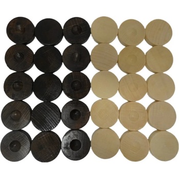 Image 1 of ДЪРВЕНИ ПУЛОВЕ ЗА ТАБЛА БУК 23 ММ