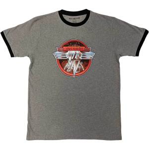 Van Halen Circle Logo (Ringer) Grey & Black L Риза (VHTS16MG03)