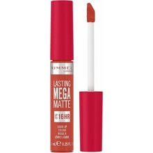 Rimmel Lasting Mega Matte ľahký tekutý matný rúž 16h Scarlet Flames 7,4 ml