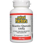 Natural Factors Bioactive Quercetin EMIQ, 60 капсули, Natural Factors