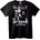 NOONEBRAND Тениска Tito Double P Тур - L, Black
