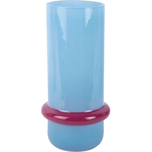 PT LIVING Светлосиня стъклена ваза (височина 28 cm) Animado Anillo - PT LIVING (PT4419LB)