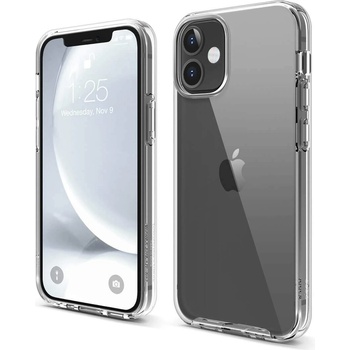 elago Hybrid Case - хибриден удароустойчив кейс за iPhone 12 mini (прозрачен)