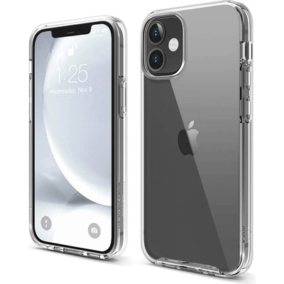 elago Hybrid Case - хибриден удароустойчив кейс за iPhone 12 mini (прозрачен)