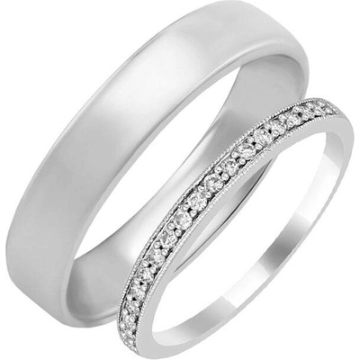 Eppi Eternity prsten s diamanty a pánský komfortní prsten Minke RW45286