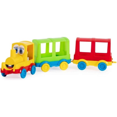 Детско влакче, локомотив с 2 вагона