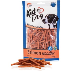 KIDDOG Лососови нудли 80 г