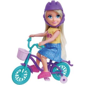 Кукла katka с велосипед