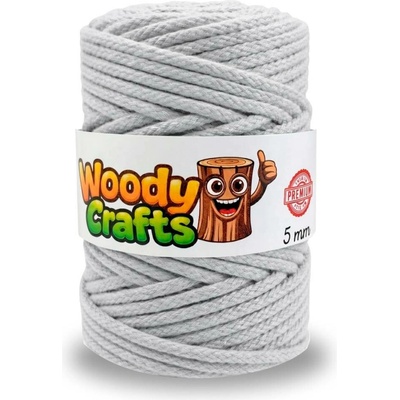 Woody Crafts Woody PREMIUM 5 mm (100m) - Světle šedá (Light Grey)