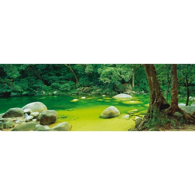 Schmidt Mark Gray Řeka v deštném pralese Austrálie Mossman Gorge Queensland Australia 1000 dílků