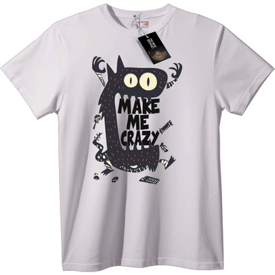 NOONEBRAND Тениска Луд Монстър - 4XL, Black