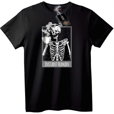 NOONEBRAND Тениска Мигновен човешки скелет - 6XL, White