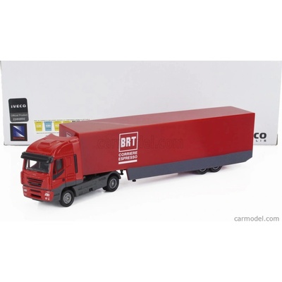 Newray Iveco fiat Stralis 540 Truck Cassonato Brt Bartolini Corriere Espresso 2009 Red 1:87