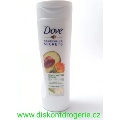 Dove Nourishing Secrets Invigorating Ritual tělové mléko (Avocado Oil and Calendula Extract) 250 ml