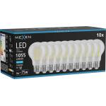Mexen Vintis 10x LED филаментна крушка E27, A60, 8W, студено - 6500K, 1055 lm, прозрачна (L150-E27-0865-00x10)