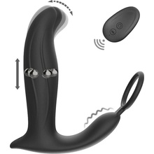 BASIC X Jerry stimulátor prostaty na diaľkové ovládanie čierny
