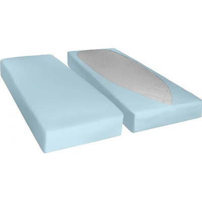 Bellatex Elastické rychloupínací prestieradlo světle modré 90x200x30