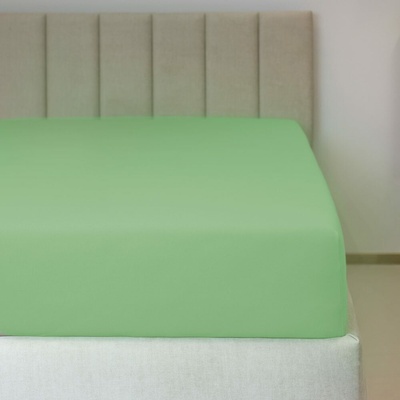 Polášek světle zelené prostěradlo jersey s elastanem 180x200