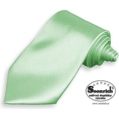 Soonrich kravata světlá zelená kjs017