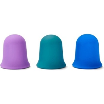 PINO Силиконови масажни чашки, Soft Touch Pro, комплект от 3 броя, диаметър 5 см
