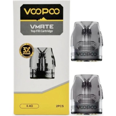 VooPoo Vmate V3 Top Fill cartridge 0,4 ohm 2 ks