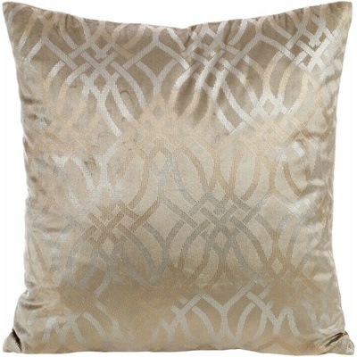 Takoy ARETA zo zamatu so strieborno-zlatou potlačou v štýle boho-HF-390159 40 x 40 cm
