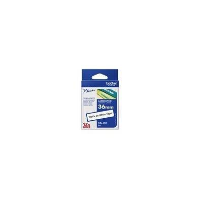 Brother TZE261 Tape laminate BLACK ON WHITE 36mm (TZE261)
