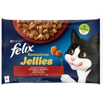 FELIX Sensations с Ароматно желе Говеждо и Домат