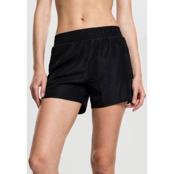 Urban Classics Дамски спортни къси панталони в черен цвят Urban Classics Ladies Sports Shorts black UB-TB1668-00007 - Черен, размер S