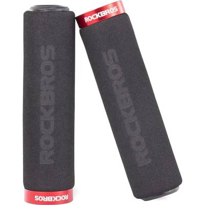 ROCKBROS Дръжки за велосипед Rockbros BT1001BKRD, черно-червени (Rockbros-BT1001BKRD)