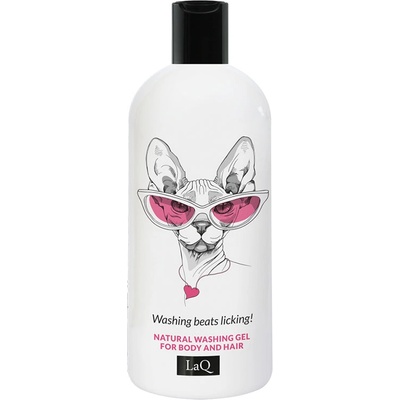 LaQ Душ гел за коса и тяло LaQ Music Purifies Kitten (838906)