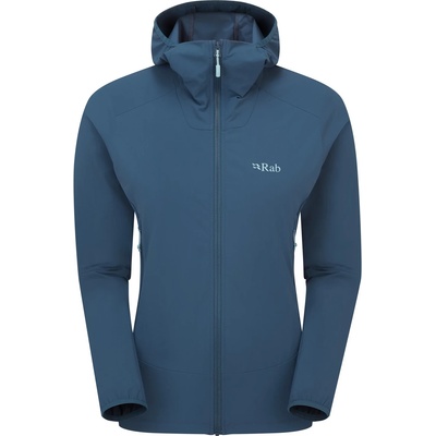 Rab Дамско софтшел яке Rab Women's Borealis Hoody Softshell jacket - Tempest Blue - размер 42 (EU) (103-2527-0314)
