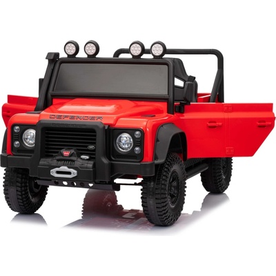 Beneo Elektrické autíčko Land Rover Defender 110 SVX 12V červená
