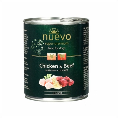 Nuevo Dog Junior Chicken & Beef 800 g