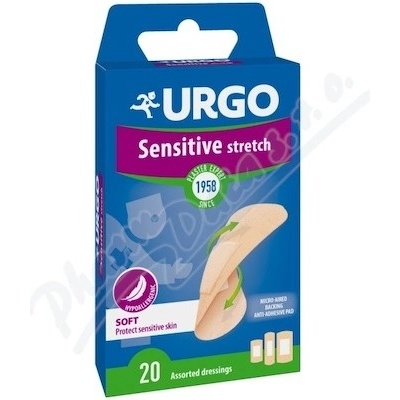 URGO SENSITIVE Citlivá pokožka náplast 20 ks NOVÁ