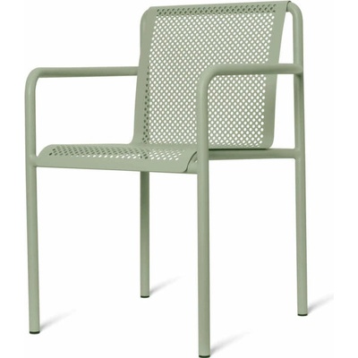 Ferm Living Stolička Dapple s podrúčkami, tea green