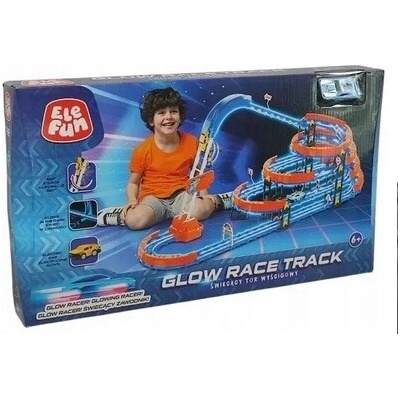 Elefun Svítící Velká autodráha XXL 554 cm