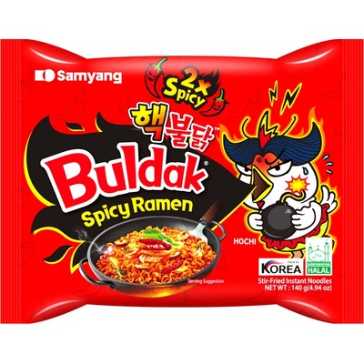 Samyang Super 2x pálivá instantní kuřecí nudlová polévka v sáčku 140 g – Zboží Dáma