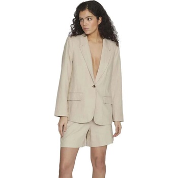 VILA Сако Vila Jolanda blazer - Beige (Feather Gray)