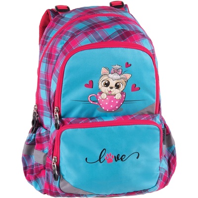 Раница Anatomic Kitty Love, синьо-розова (1095110730)