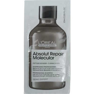 L´oréal Professionnel Serie Expert Absolut repair Molecular Shampoo Šampon na poškozené vlasy 100 ml Cestovní balení
