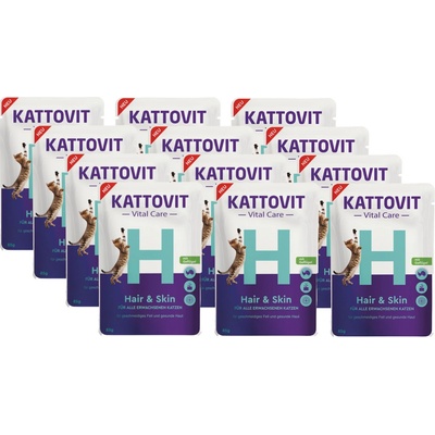 Kattovit Vital Care vlasy a koža 12 x 85 g