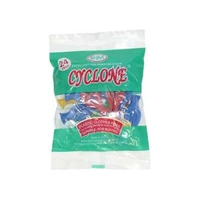 SHM Kolíčky na prádlo plast 24 ks Cyclone – Zboží Dáma