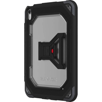 Image 1 of Griffin Survivor All Terrain Case - защита от най-висок клас за iPad Air 5 (2022), iPad Air 4 (2020) (черен-прозрачен)